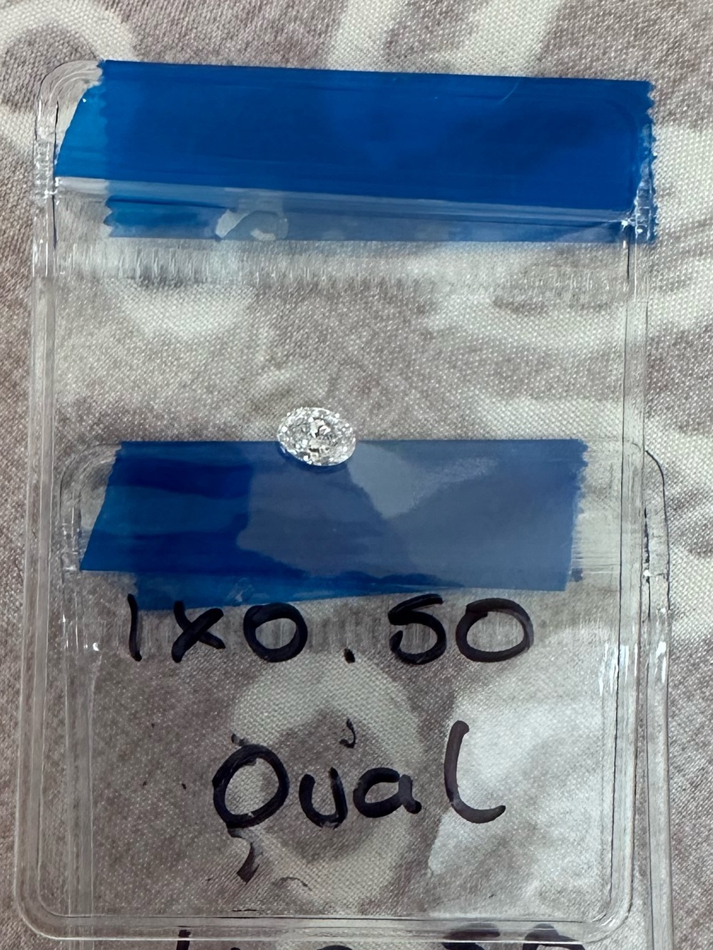 0.5 carat oval lab diamond
